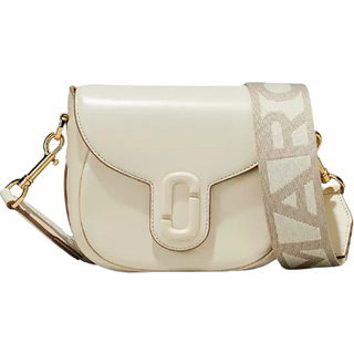 Marc Jacobs The J Marc Small leather saddle bag - white - One Size