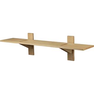 FDB Møbler B100 Sorø hylde 24x100 cm oak nature oiled