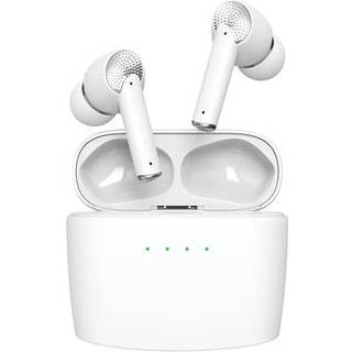 J8 Active Noise Reduction TWS-høretelefoner med opladningsetui - hvid
