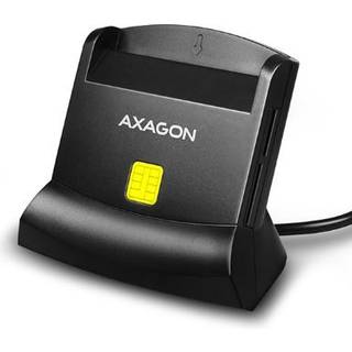 Axagon CRE-SM2 smartcard læser Indendørs USB USB 2.0 Sort
