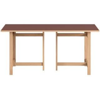 Moebe Rectangular Dining Table Burgundy 160x90