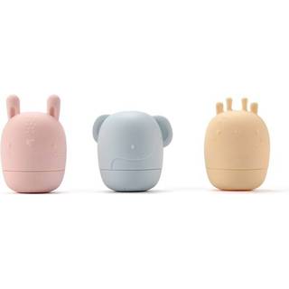 Loulou Lollipop Silikone Squirt and Play Easy Clean Bath Toys - Pastel