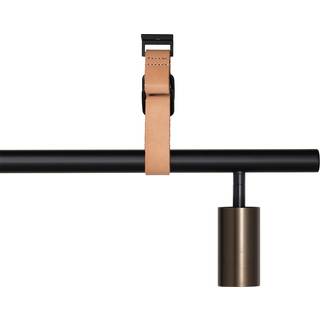 RUBN Long John Pendel 4 Spots (140 cm) Black/Bronze Natural leather