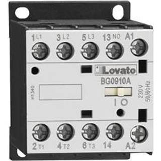 Lovato Mini kontaktor 9a, 4kw/400v, 4pol, 110ac