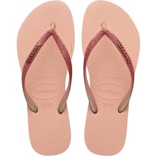 Slim Glitter II Klipklapper, Pink/Pink, 39/40