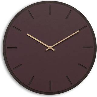 Hemverk Vægur Burgundy Mørk Eg Copper Ø38 cm