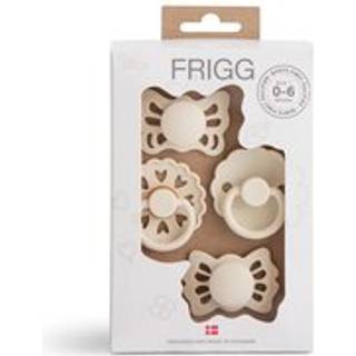 FRIGG Baby&#39;s First Pacifier Moonlight Sailing sut Cream - 4 stk.