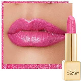 OULAC Hot Pink Lipstick til kvinder med metallisk 3D Shine Letv?gt Fugtering Formel H?j Impact Lip Color Vegansk sk?nhed Fuld d?kning Lip Makeup