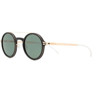 Mykita Hemlock Polarized 585 46 Solbriller Mænd Guld - Pitch Black Glossy Gold - 46mm