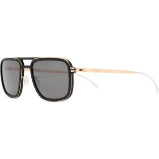 Mykita Spruce 585 54 Briller Mænd Guld - Pitch Black Glossy Gold - 54mm
