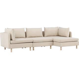 Zero 3-personers sofa 277cm i beige med træben