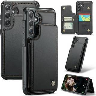 Samsung Galaxy S24 Caseme C22 Cover med RFID-kortpung - Sort