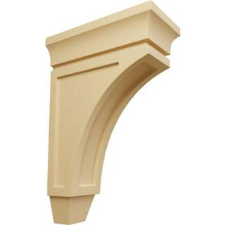 Ekena Millwork Corw04x08x12Lual Medium Lucan Wood Corbels 4 """" W x 8 """" D x 12 """" H Alder