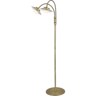 Michael Waltersdorff - 1123 Gulvlampe Messing - Halo Design - Hos Lampeagenten