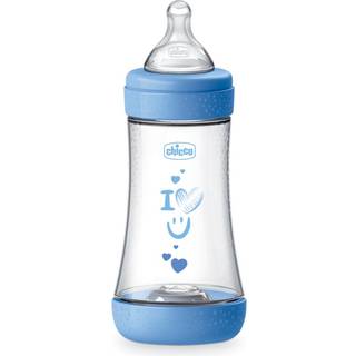 Chicco Perfect 5 sutteflaske 2 m+ Medium Flow Blue 240 ml - 240 ml