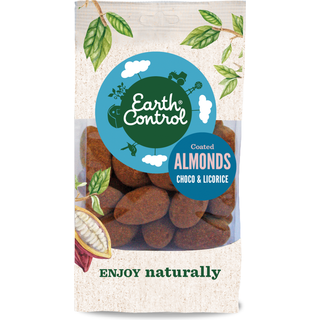 Earth Control Chokolade/Lakrids Mandler, 25 g