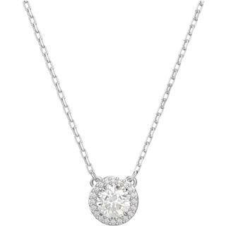 Swarovski Constella Silver Halo Necklace - Adjustable
