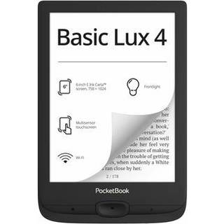 PocketBook - Basic Lux 4 - - PB 618 - 6" skærm - 8GB Hukommelse - Sort