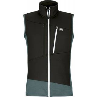 Ortovox Fleece Grid Vest Vest i merinould Herrer størrelse L farve sort