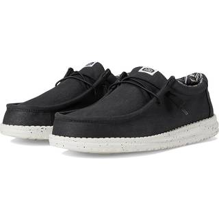 HeyDude Wally Canvas Sneaker Herrer størrelse 43 farve sort