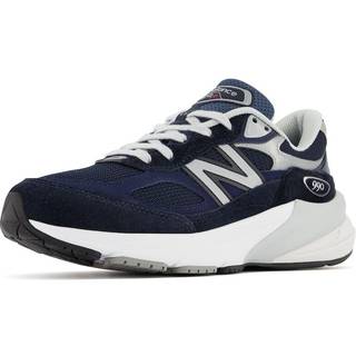 New Balance Kvinder Made in USA 990v6 i Blå/Hvid Suede/Mesh, Størrelse 40.5
