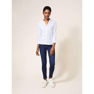 White Stuff White Stuff White 100% Cotton Annie Jersey Shirt