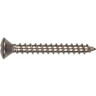 Hillman Group 44200 12 x 2-tums ovala Phillips plåtskruv rostfritt stål 8-pack