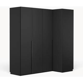 Modulært hjørnegarderobeskab Leon, 215 cm bred, flere varianter
