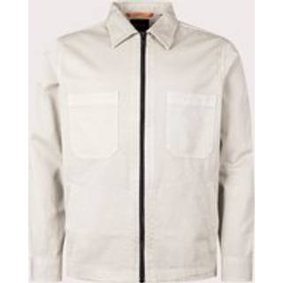 BOSS Orange Herren Overshirt beige