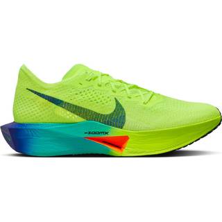 Nike ZoomX Vaporfly 3 Competition Running Shoe Men - Neon Yellow, Blue, Size 10 - neon_yellow
