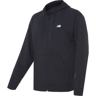 New Balance Sport Essentials Logo Full Zip Str. S Sort