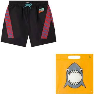Stella McCartney Kids Logo Badebukser Sort 6 Y  Sort  6 år  mand