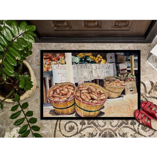 """" Caroline's Treasures 8699JMat Crawfish med krydderier og majs indendørs eller udendørs mat 24 x 36 """" ""Multicolor"" ""