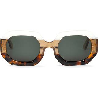 Mr. Boho Sagene AWD7-11 51 Solbriller Kvinder Hvid - Transparent Brown - 51mm