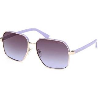 Guess GU00107 92W 58 Solbriller Kvinder Guld - Shiny Pale Gold Purple on Top - 58mm