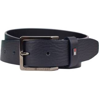 Tommy Hilfiger Herren Gürtel blau Leder geprägt