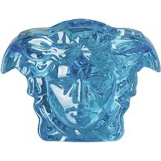 Versace - Medusa Grande Blå, Vase 19 cm, Glas - Krukker og vaser - Blå