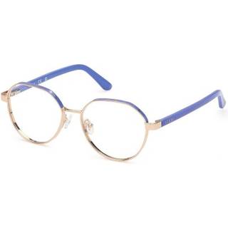 Guess GU50124 092 51 Briller Kvinder Guld - Shiny Pale Gold Purple on Top - 51mm