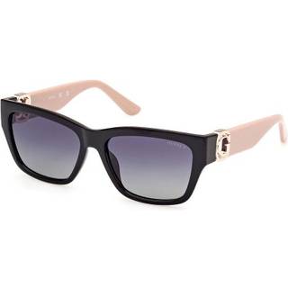 Guess Kvinde GU00105 05D Solbriller Injiceret Sort Grå Firkantet Polariseret Skygge