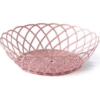 Polspotten - Bakkie Lace kurv, Light Pink - stor