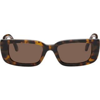 PALM ANGELS Unisex PERI056 Yosemite 6064 havana Solbriller Acetat Havana Brun Firkantet Normal