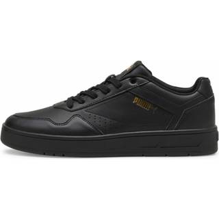 Puma Herre Court Classic Sneakers Puma Sort/Puma Guld