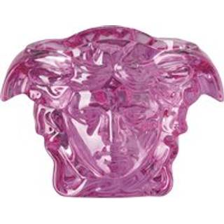 Versace - Medusa Grande Pink, Vase 19 cm, Glas - Krukker og vaser - Lyserød