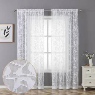 Ovzme 2 paneler hvid voil