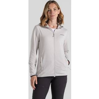 Craghoppers Women's Nosilife Afia Hooded Jacket Light Grey Marl, 10