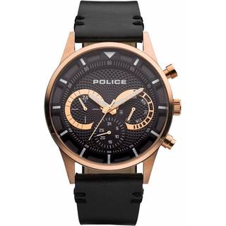 Herre Police Ur Ø 46mm - Stilfuld Unisex Tidtagning