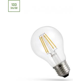 A60 LED E27 7W Filament 230V, Neutral Hvid, Klar, Spectrum