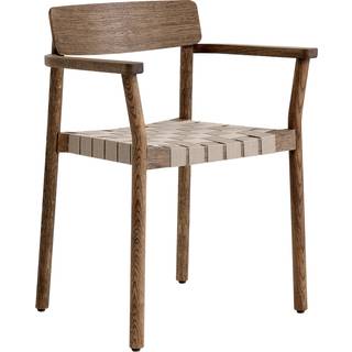 &Tradition - Betty Armchair TK9, Smoked Oak/Natural Webbing - Spisebordsstole - Thau & Kallio - Beige,Træ farvet - Træ