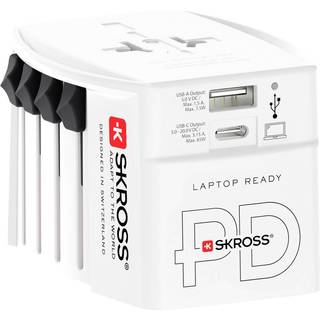 Skross MUV rejsestik Hele Verden + USB PD 65W - incl. USB-C kabel