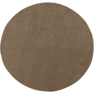 Ferm Living Stille Tufted Gulvtæppe Ø240 Ash Brown